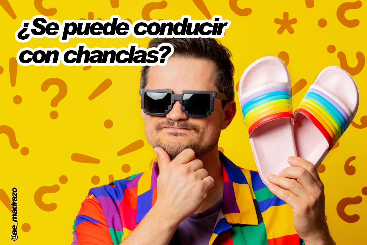 se puede conducir en chanclas