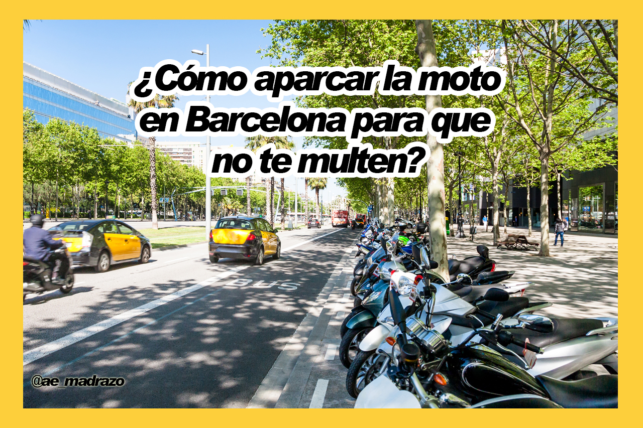 APARACAR LA MOTO EN BARCELONA