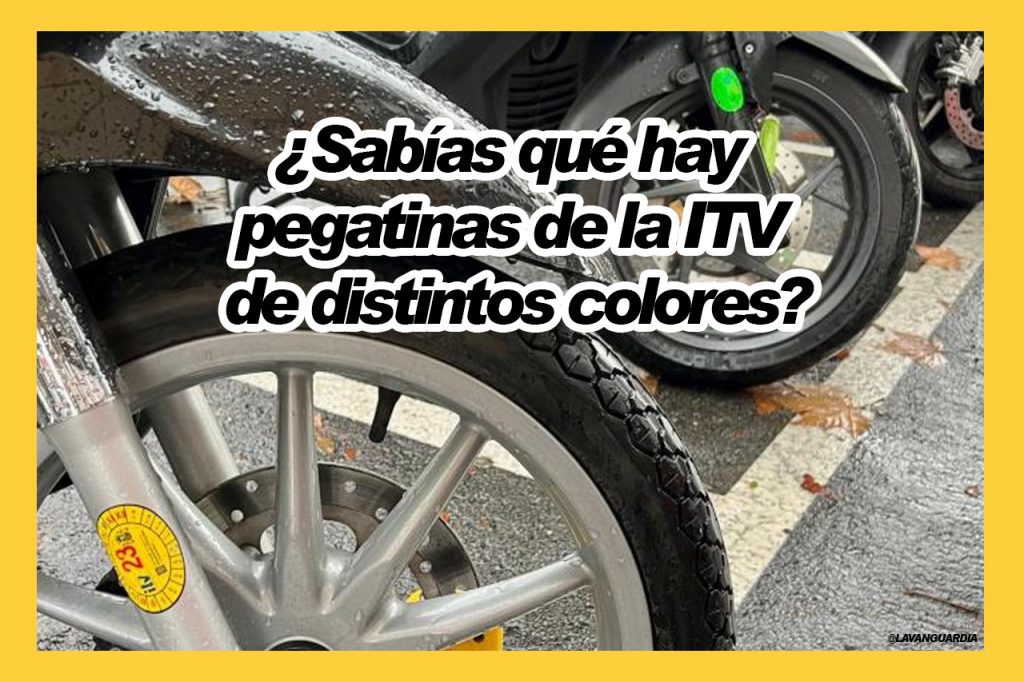 Sabías que hay diferentes colores para las pegatinas ITV