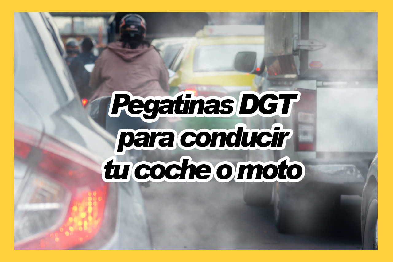 Pegatinas obligatorias de la DGT para coche y moto