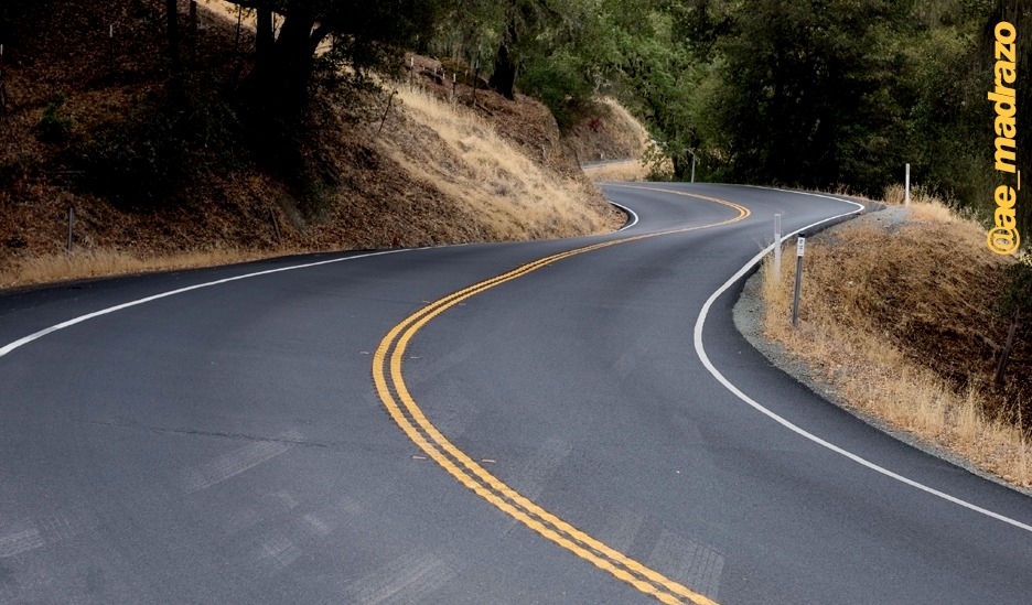 Señales horizontales de circulación en carretera