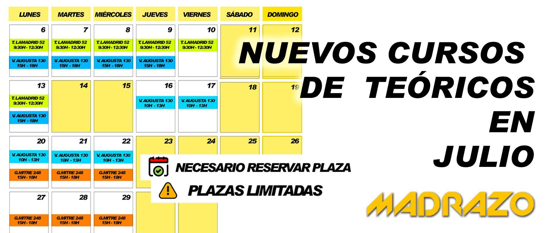 CURSOS INTENSIVOS DE TEORICA CARNET DE CONDUCIR EN BARCELONA MES DE FEBRERO 2026